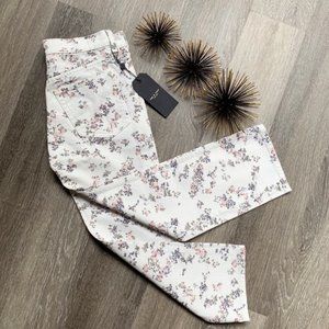 Rag & Bone Floral Cropped Boy Jean